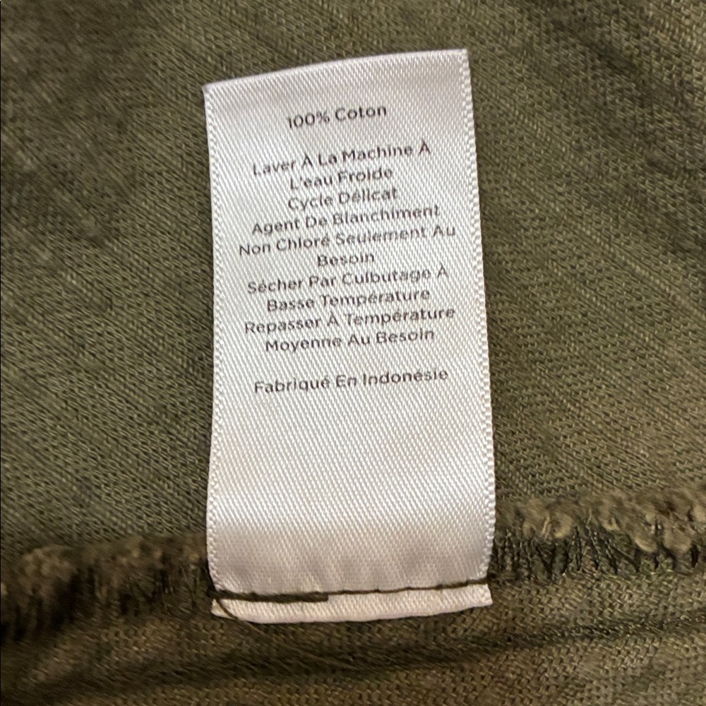 Talbots Olive Green Corduroy Skirt Diagonal Wale - Great Pre Owned Condition - Picture 7 of 8